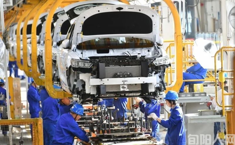 比亚迪汽车生产线（西安高新区供图）