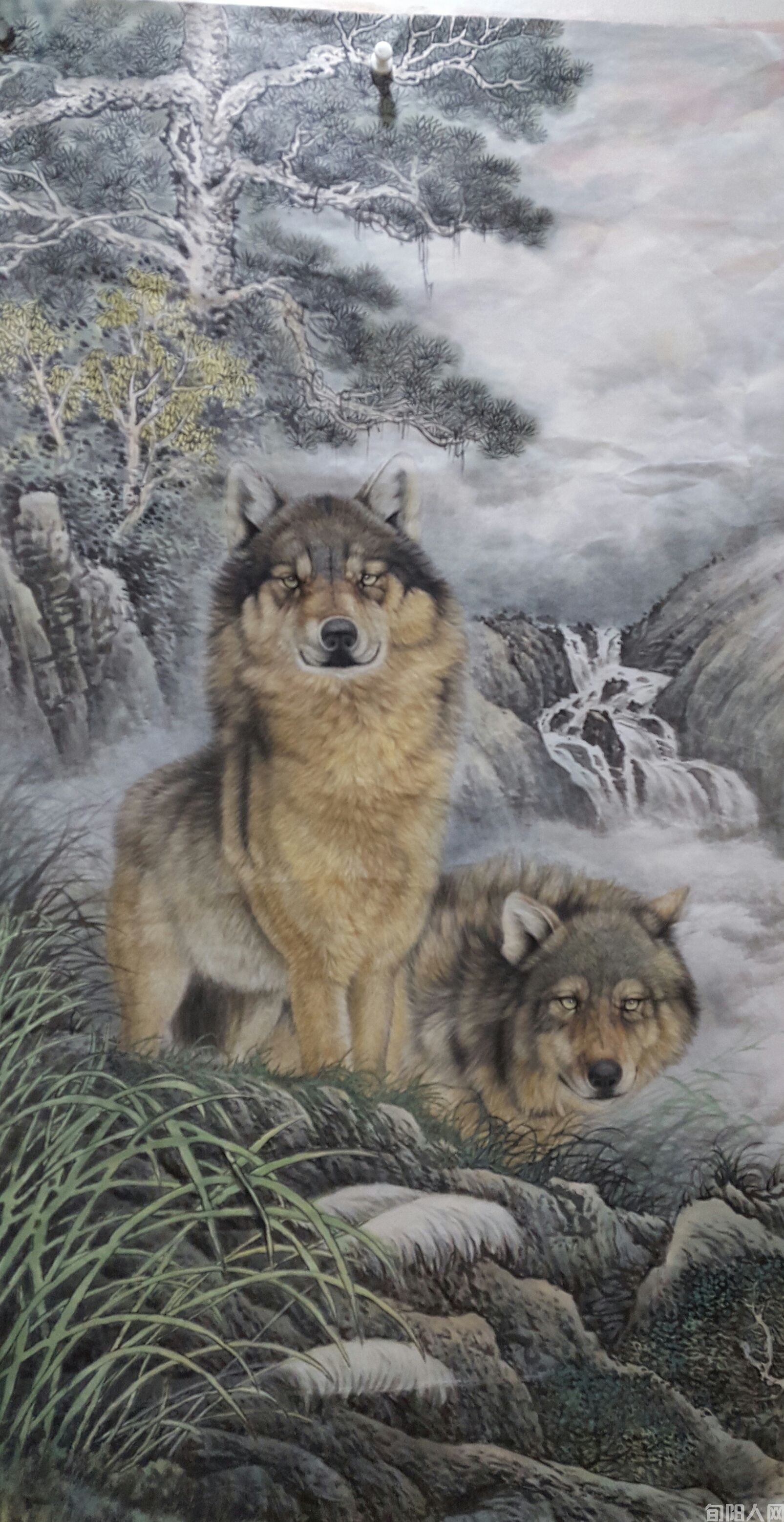 李福堂老师从艺六十年国画作品巡展西安站(第二十站)邀请函(图3) 国画作品03.jpg