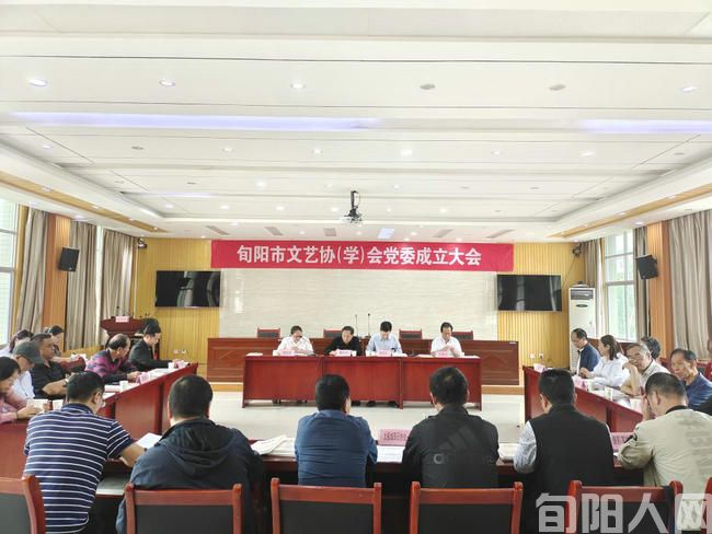 旬阳市文艺协（学）会党委成立大会召开