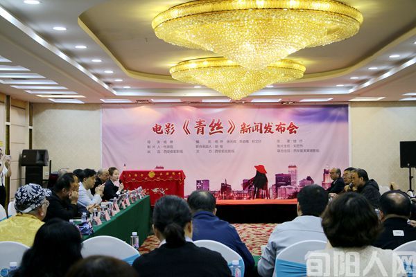 咸阳作家婕妤中篇小说《荼蘼花尽》改编电影《青丝》新闻发布会在咸阳举行(图1) 青丝.jpg