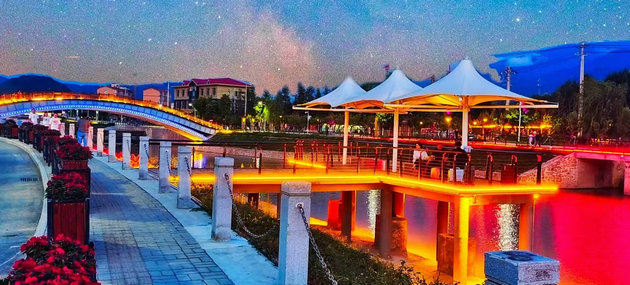 喜欢这傍晚的虢川河 文/李宏娟(图1) 02.jpg