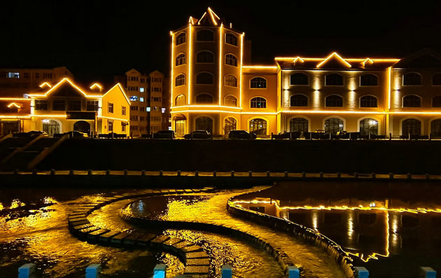 喜欢这傍晚的虢川河 文/李宏娟(图2) 03.jpg