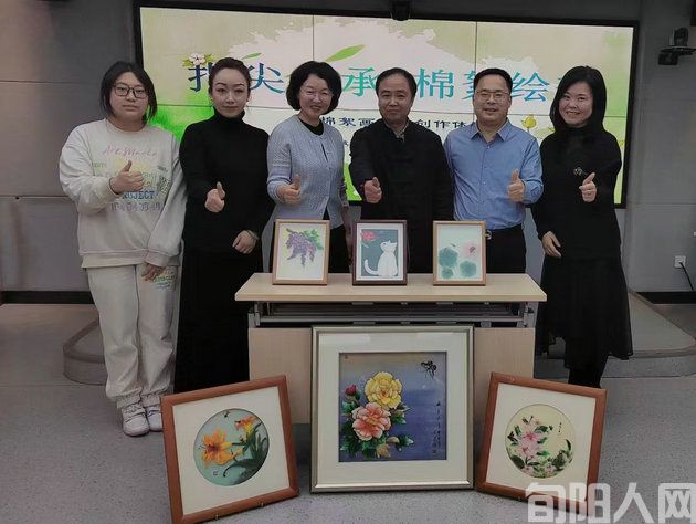 非遗绽芳华  巾帼庆佳节 ---海红棉絮画非遗传承团队与新城区人民检察院共庆&ldquo;三八&rdquo;妇女节