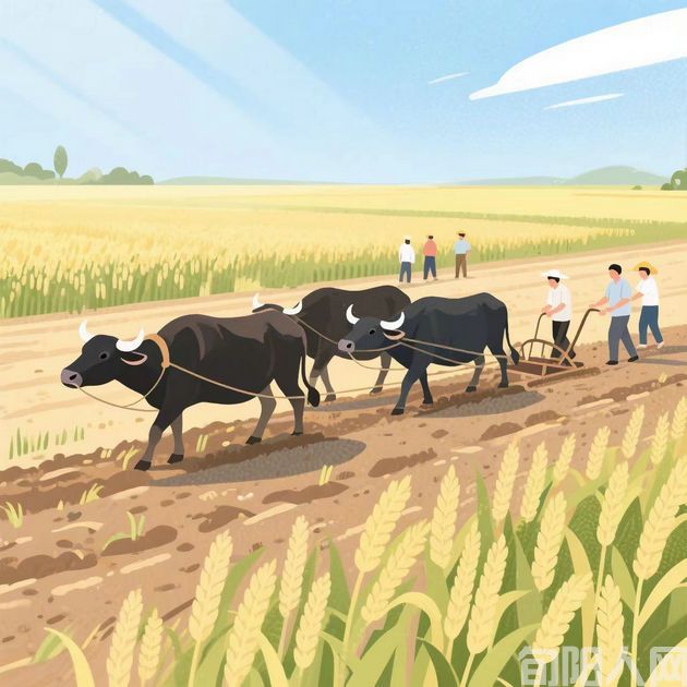 棕杰：《甘霖润土，农人盼丰》（诗歌）