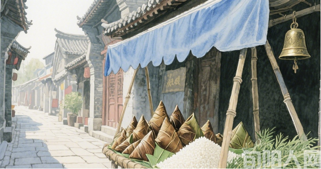 翁军:半担炊烟半担春(图1) 粽子.png