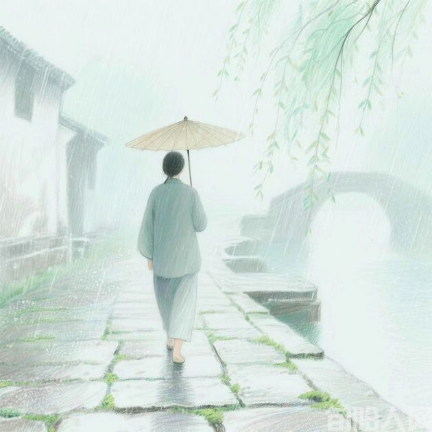 余秋雨:最美的遇见(图1) 伞.jpg