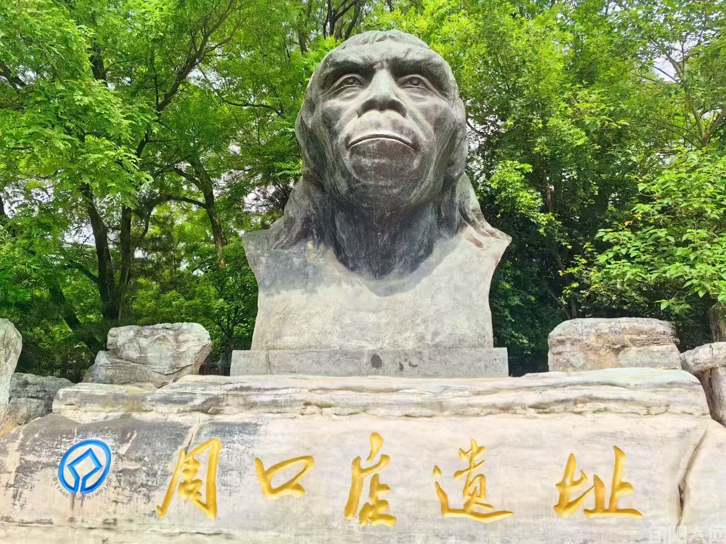 石岩磊:周口店北京人遗址(散文)(图2) 北京人2.jpg